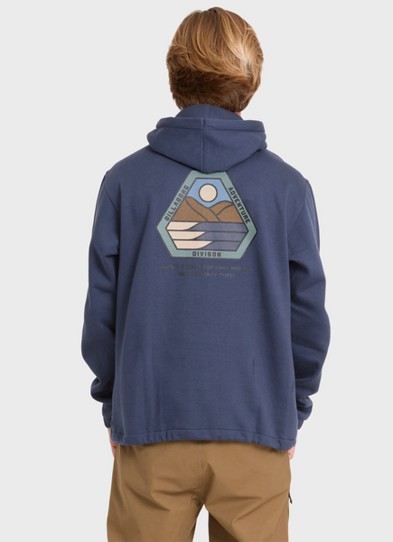 A/Div Compass Pullover Hoodie - Blue Graphite