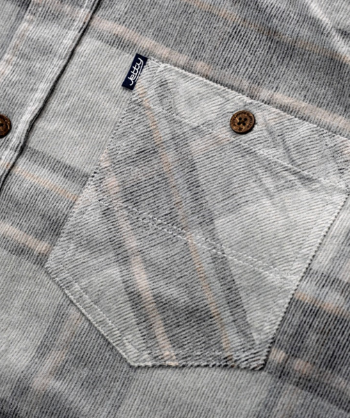 Shoals Corduroy Shirt - Grey