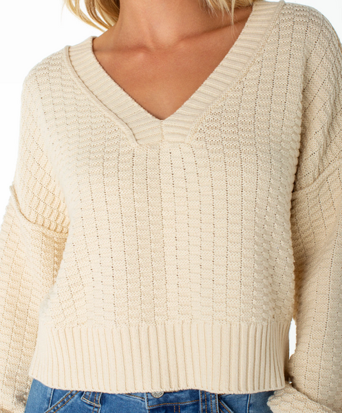 Study Hall Sweater - Parchment Solid