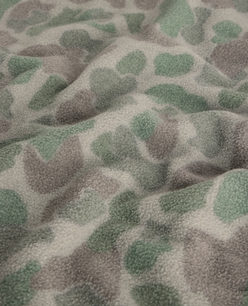 Men's Ashridge Fleece Half Zip - Vintage Camo Oil Green