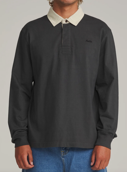 RONAN POLO - Black Vintage Wash