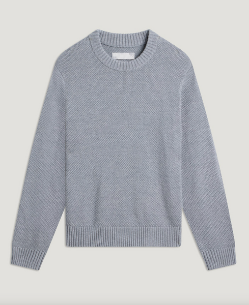 Men's Coastloom Crew Sweater - Heather Light Grey