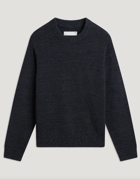 Men's Coastloom Crew Sweater -  Heather Anthracite