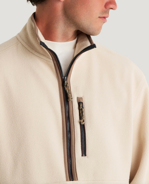 Men's Ashridge Fleece Half Zip - French Oak