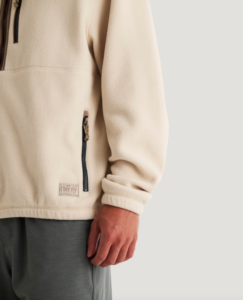 Men's Ashridge Fleece Half Zip - French Oak