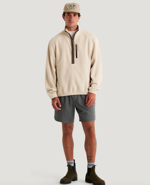 Men's Ashridge Fleece Half Zip - French Oak