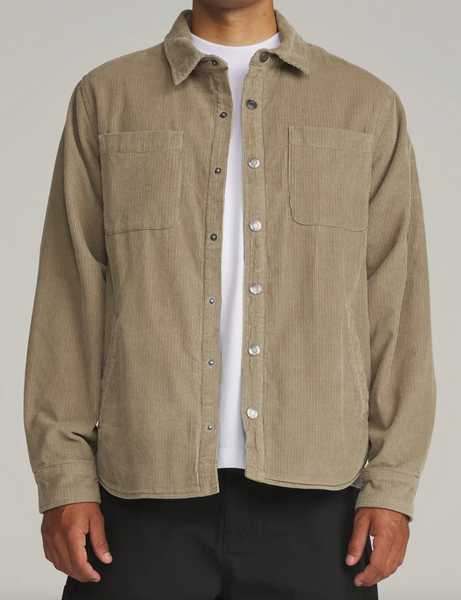 HAROLD CORDUROY SHIRT JACKET - Khaki