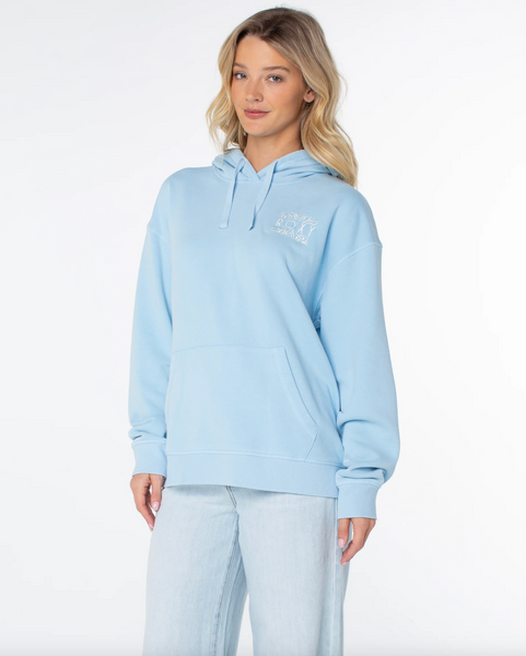 Wailea Hoodie - Cerulean Palm Poster