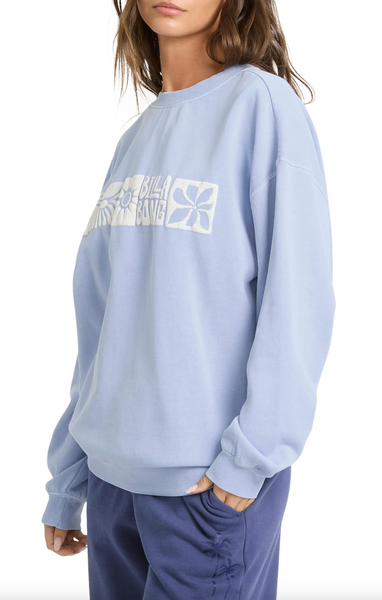 Ride In Graphic Sweatshirt - Cornflower