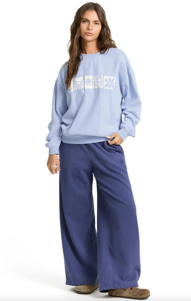 Ride In Graphic Sweatshirt - Cornflower