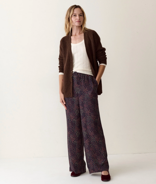Merino Boyfriend Cardigan - Timber