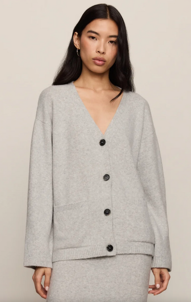 Cozy Moment Cardigan - Feather Grey
