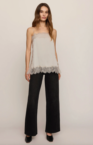 Roselle Lace Cami - Frosted Pearl