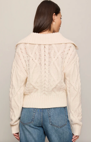 Hartwell Cable Knit Sweater - Sandstone