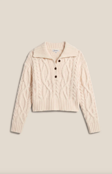 Hartwell Cable Knit Sweater - Sandstone