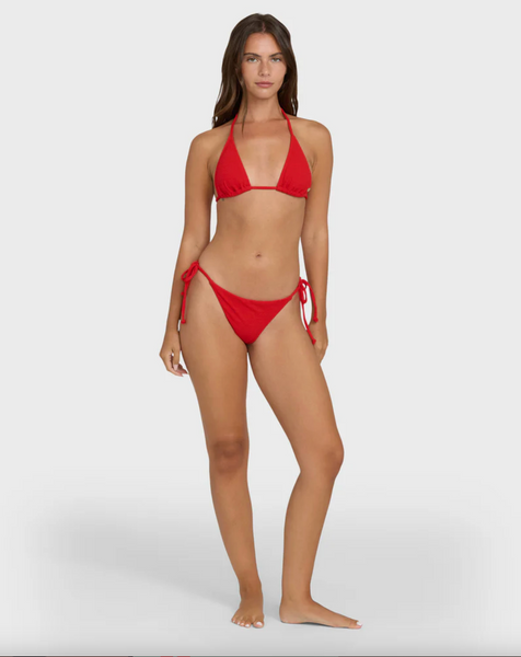 Rising Tide Remi Triangle Bikini Top - Fiesta Red