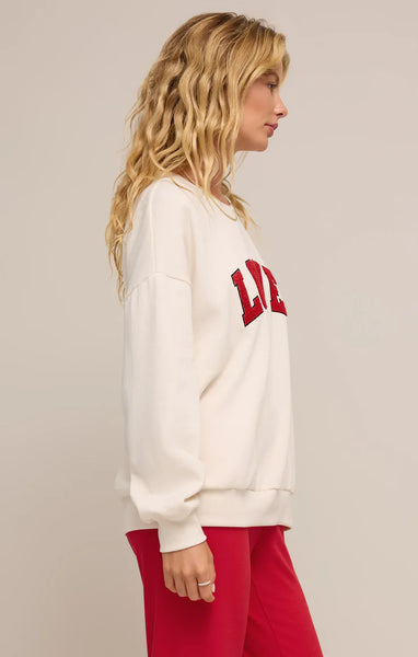 Oversized Lover Sweatshirt - Vanilla Ice