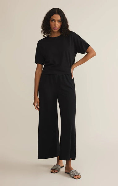 Scout Textured Slub Pant - Black