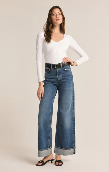 Avala L/S So Smooth Top - White