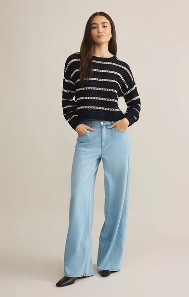 Estero Stripe Sweater - Eclipse