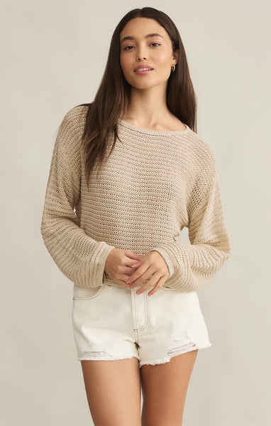 Riviera Crochet Top - Natural