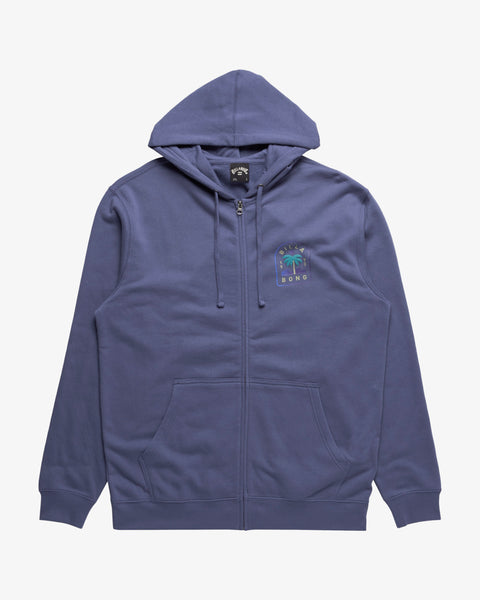 Short Sands Zip-Up Hoodie - Washed Royal