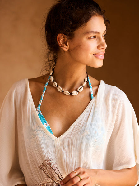 Sun Baby Beach Dress - Egret