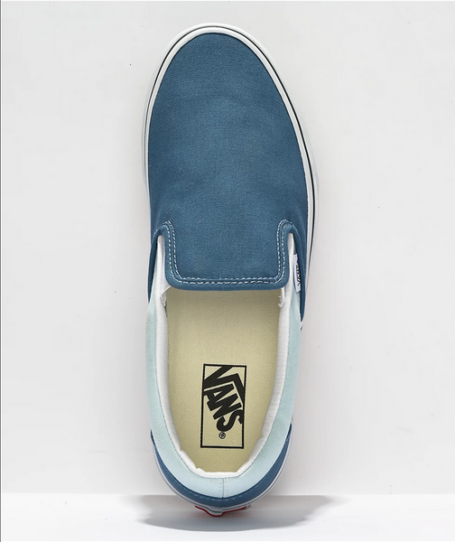 Classic Slip-On - (Utility Pop) Navy / Baby Blue