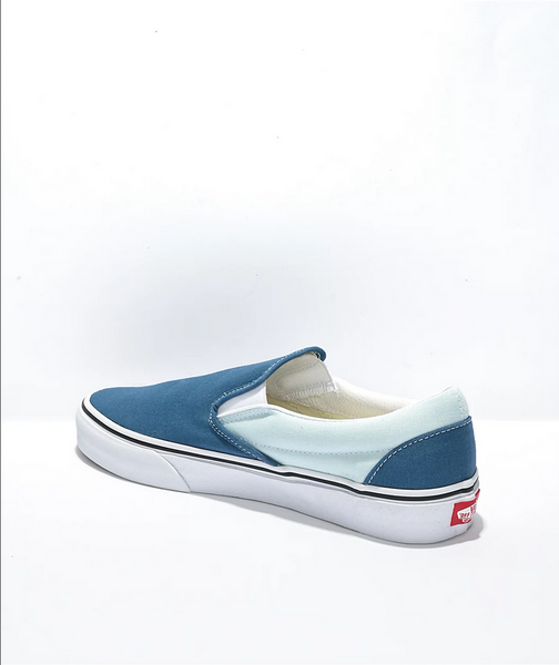 Classic Slip-On - (Utility Pop) Navy / Baby Blue